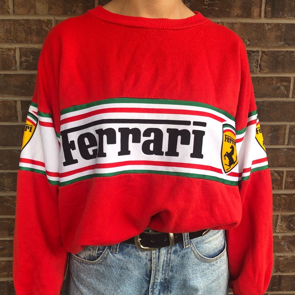 Ferrari crew neck sweater